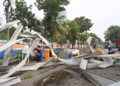 Puting Beliung Terjadi di Terminal Kalimas Surabaya, Fasilitas Terkena Dampak