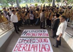 Rektor Tanggapi Protes Mahasiswa Unsoed Terkait Delegasi Kunjungan Kerja Griban